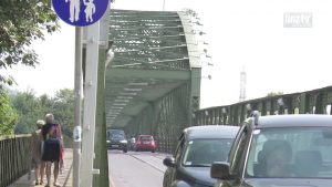 Sperrmaßnahmen Eisenbahnbrücke